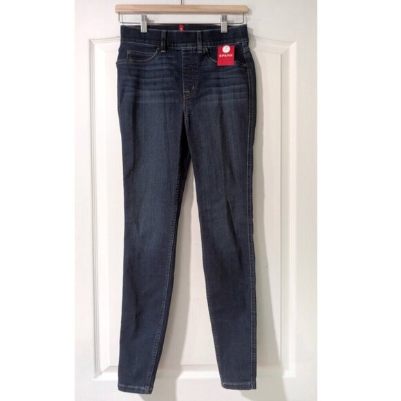 Spanx | Ankle Skinny Jeans In Midnight (Tall) - Picture 2 of 14